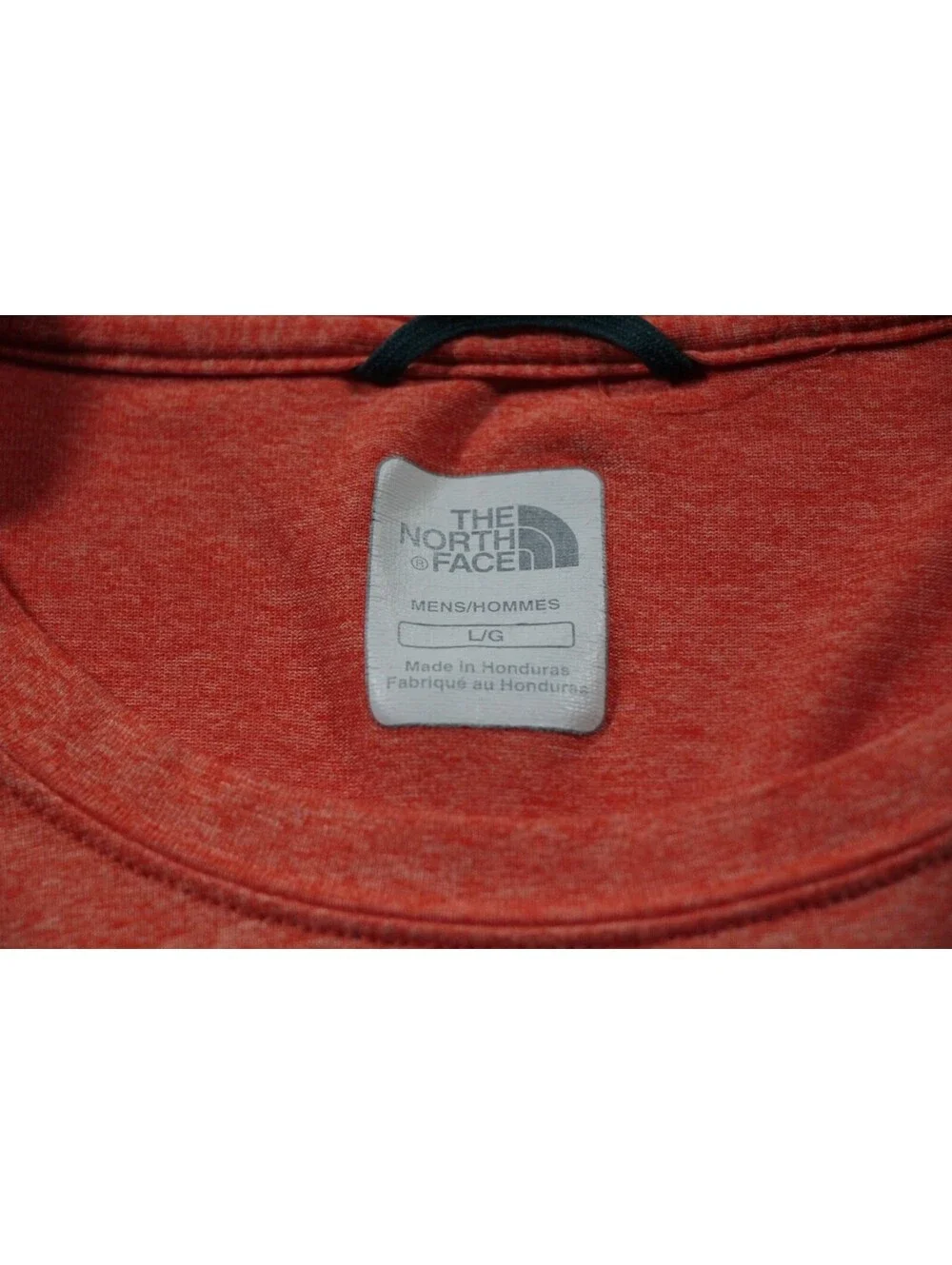 The North Face Orange T-Shirt L Polyester Shirt